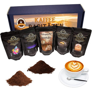 
                  
                    Edles Und Hochwertiges Geschenkset - Fünf Exklusive Kaffeeraritäten
                  
                