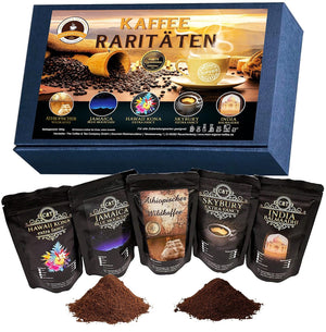 
                  
                    Edles Und Hochwertiges Geschenkset - Fünf Exklusive Kaffeeraritäten
                  
                